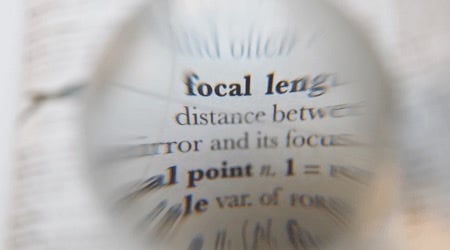 The focal length is something that you will probably never use in the optical world but it is interesting