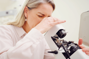 Check the new prescription of the patient before using their old frame