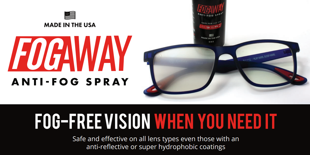 FogAway spray is now available at IcareLabs