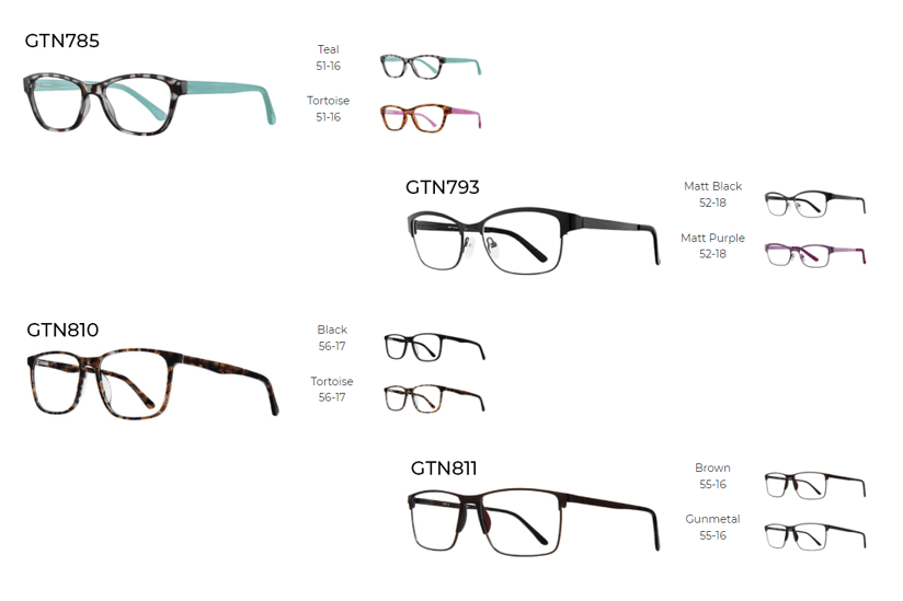 Georgetown frames available at IcareLabs