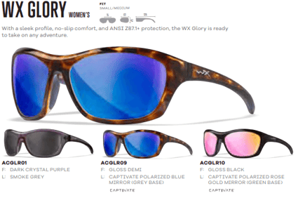 Women's Glory Wiley X frame