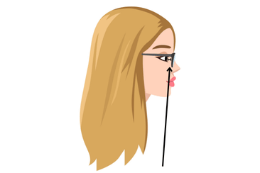 How to measure vertex distance for glasses