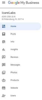 IcareLabs Google My Business Dashboard compressed