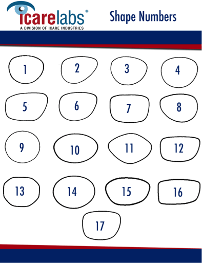 IcareLabs frame shape chart