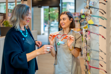 Instead of selling to your patients, try styling them in a designer frame
