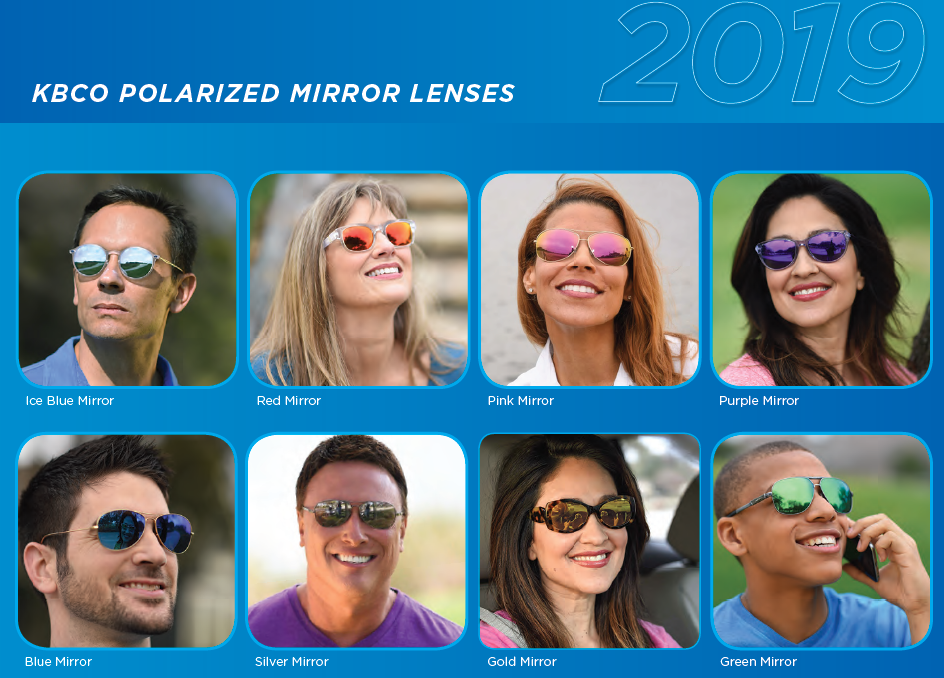 KBco Polarized Mirror Lens Options Available At IcareLabs