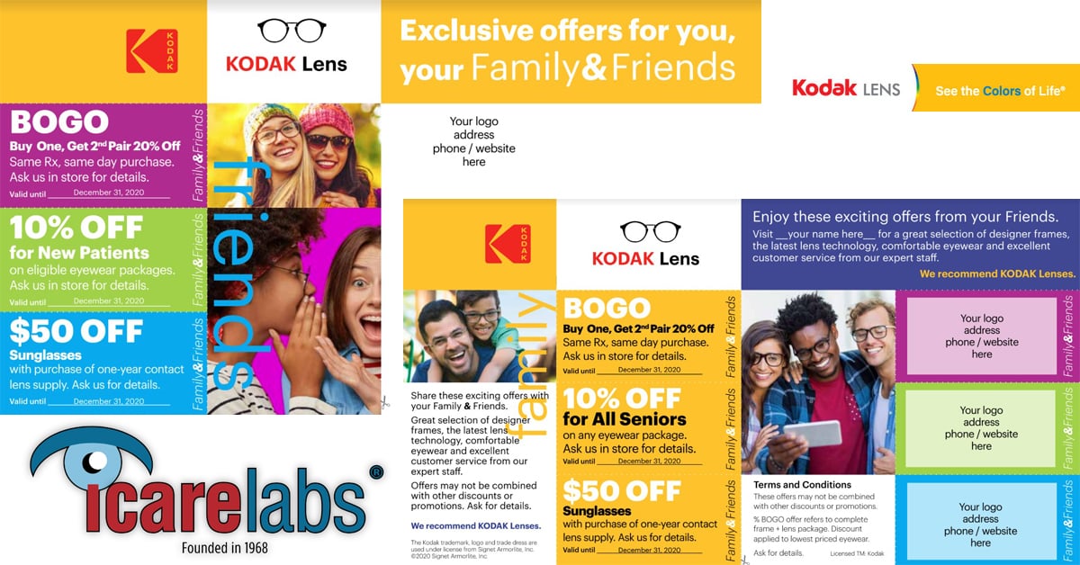 Kodak Lens Custom Prints Postcard