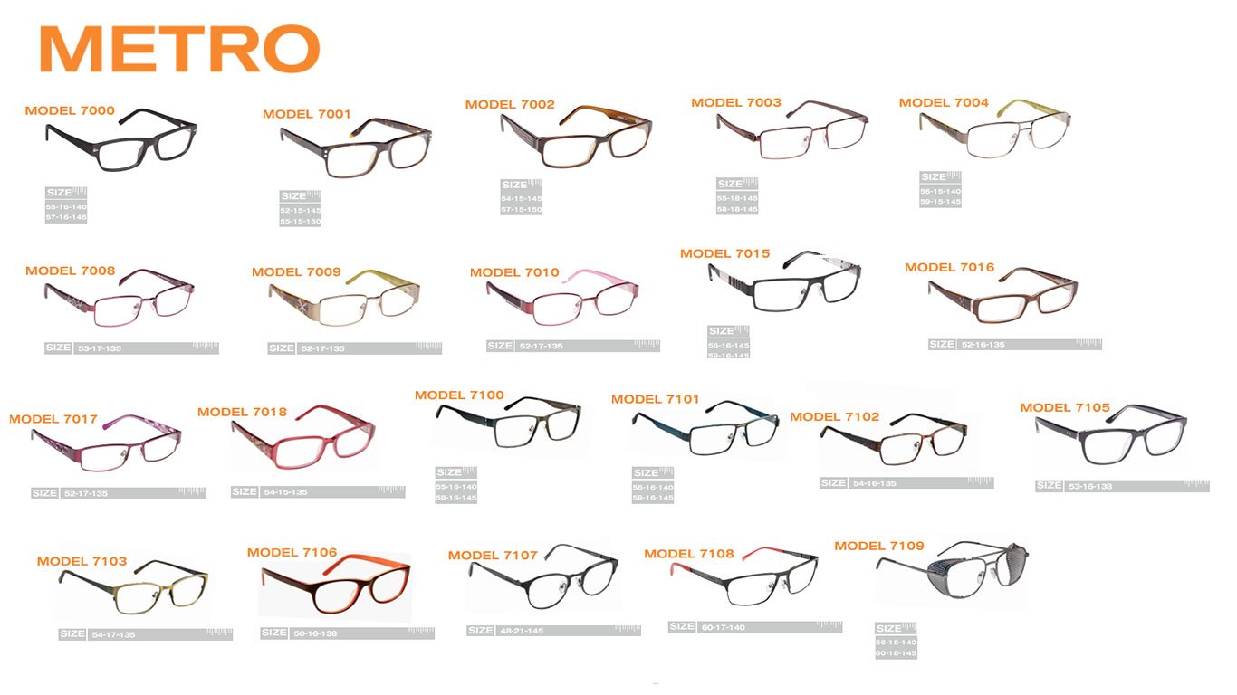 ArmouRx Metro Collection of safety frames available at IcareLabs