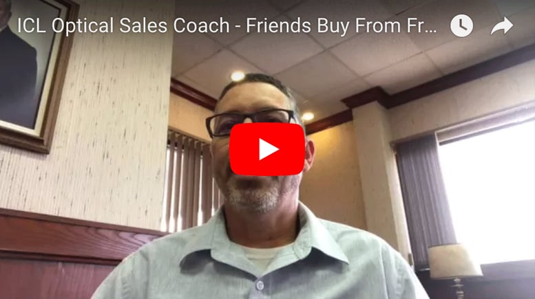 Optical Sales Coach James Stephany on who people buy from