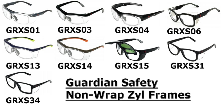 Guardian Safety Non-Wrap Zyl Frames