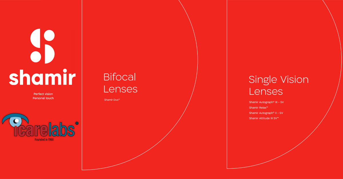 Shamir Single Vision Lenses And Bifocal Lenses