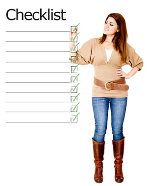 Checklist keep your clean routine consistent