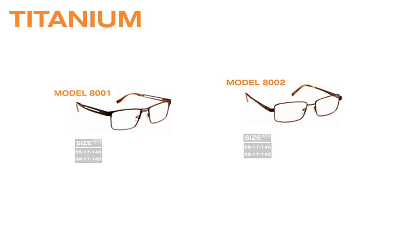 ArmouRx Titanium Collection of safety frames available at IcareLabs