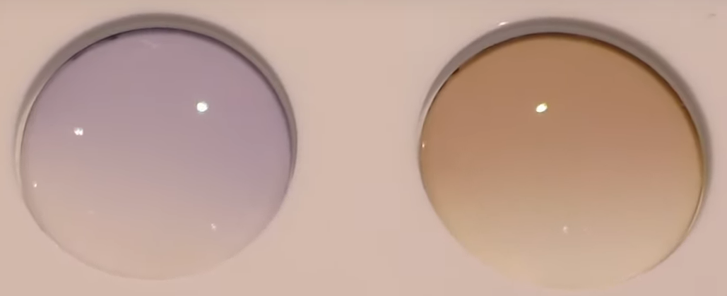 Transitions Color Touch Gradient Amethyst &amp; Amber lenses