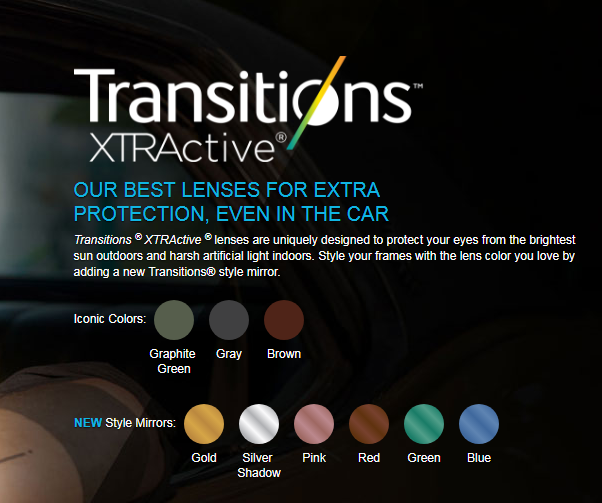 Transitions XTRActive Style Mirrors Available From IcareLabs
