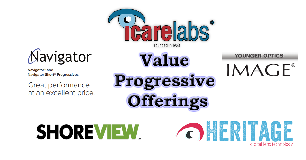 Value Progressive Lenses From IcareLabs