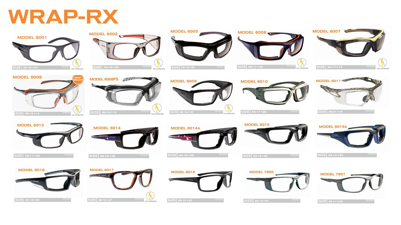 ArmouRx Wrap Rx safety frame collection available at IcareLabs