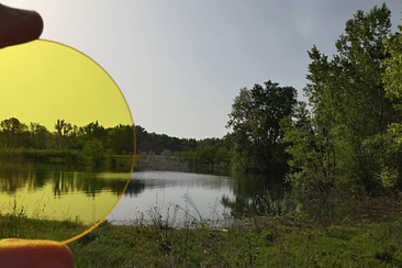 Yellow lenses are perfect for low-light environments