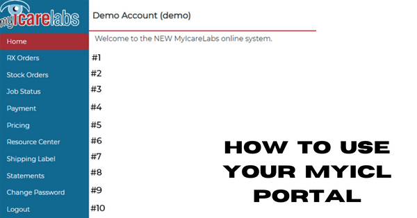 How to use the myICL portal