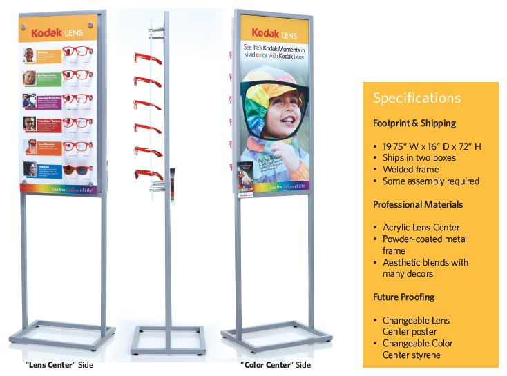 Kodak Lens Corner Educational Center available through IcareLabs