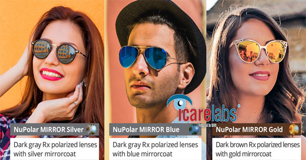 NuPolar CR-39 Mirror Coat Polarized Lenses Now Available!