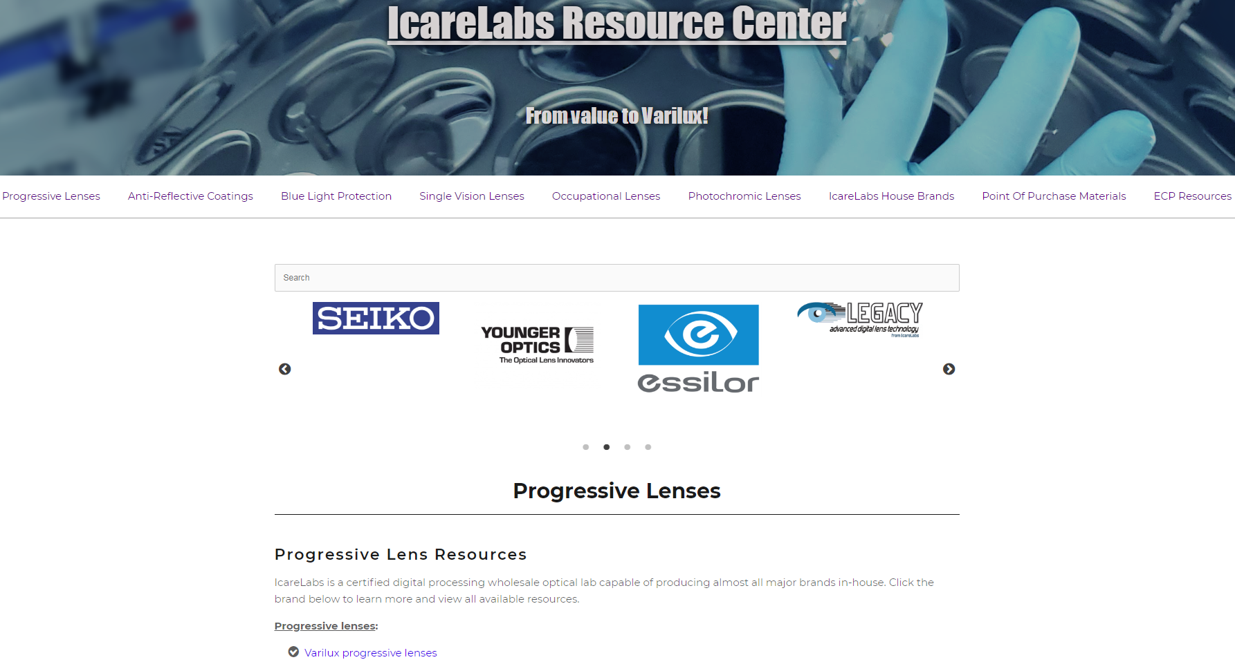 The new IcareLabs Resource Center is available for all eye care professionals